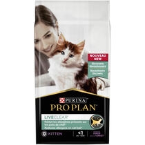 PRO PLAN LIVECLEAR Kitten <1 à la Dinde