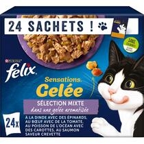 MHI FELIX Sensations en Gelée pour chat Sélection Mixte