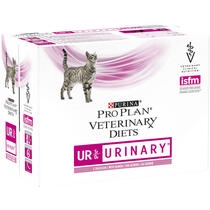 Purina Pro Plan Veterinary Diets Feline UR St/Ox Urinary - Sachets pour Chat ayant des Problèmes Urinaires au Saumon