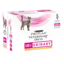 Purina Pro Plan Veterinary Diets Feline UR St/Ox Urinary - Sachets pour Chat ayant des Problèmes Urinaires au Poulet