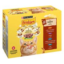 FRISKIES® pour CHAT ADULTE Sachets fraîcheur en sauce à la viande, au poisson et aux légumes