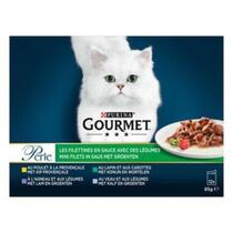 GOURMET® Perle Les Filettines en Sauce avec Légumes - Sachets pour chat