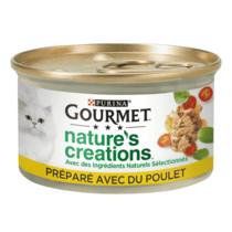 GOURMET® Nature's Creations au Poulet- Boîtes pour chat