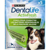 DENTALIFE® ActivFresh® Moyen Chien (12-25kg) - Bâtonnets à mâcher