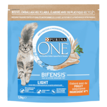Purina ONE® - Croquettes Light pour Chat en Surpoids au Poulet et au Blé