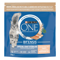 Purina ONE® - Croquettes pour Chat Stérilisé à la Truite et au Blé