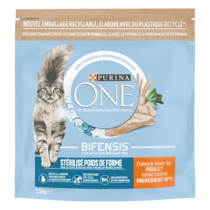Purina ONE® - Croquettes pour Chat Stérilisé Poids de Forme