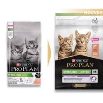 PURINA PRO PLAN STERILISED KITTEN AVEC OPTISTART - RICHE EN SAUMON