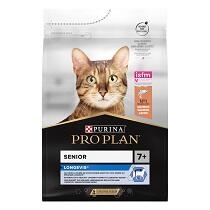 PURINA® PRO PLAN® Senior LONGEVIS® Riche en Saumon sont des croquettes formulées pour allonger la durée de vie en bonne santé