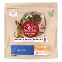 PURINA ONE® MINI / SMALL < 10kg Sans céréales - Croquettes pour chien adulte Riche en Poulet