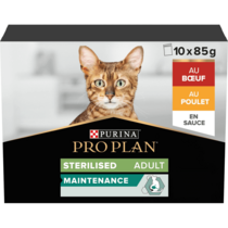 PRO PLAN® MAINTENANCE MULTIVARIÉTÉ STERILISED BOEUF & POULET EN SAUCE