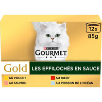 GOURMET® GOLD Les Effilochés - Boîtes pour chat