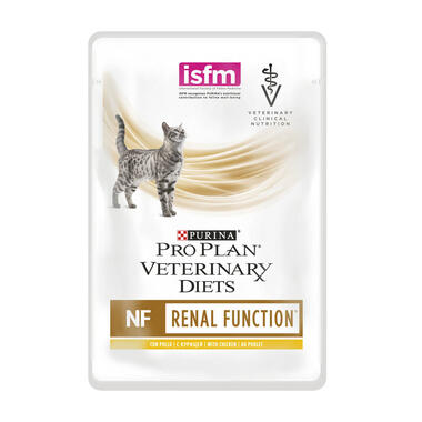 Purina Pro Plan Veterinary Diets Feline NF Renal Function - Sachets pour Chat souffrant d'Insuffisance Rénale au Poulet
