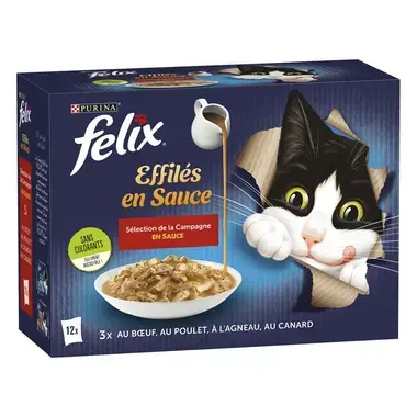 PATE CHAT FELIX EFFILE EN SAUCE CAMPAGNE