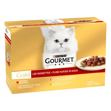 GOURMET® Gold Les Noisettes - Boites pour chat