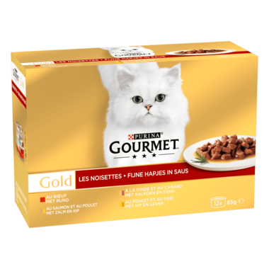 GOURMET® Gold Les Noisettes - Boites pour chat