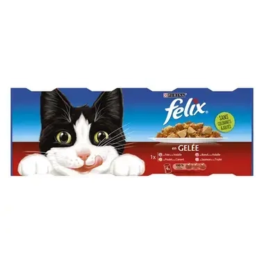 PATE CHAT FELIX GRAND FORMAT 400G EMINCES EN GELES