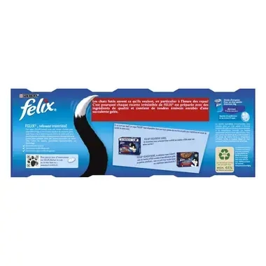 PATE CHAT FELIX GRAND FORMAT 400G EMINCES EN GELES