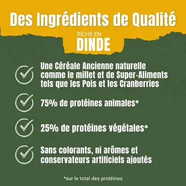 AdVENTuROS™ riche en Dinde, avec céréale ancienne et super-aliments - Friandises pour Chien