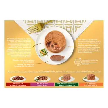 GOURMET® Gold Les Terrines avec Légumes - Boites pour chat