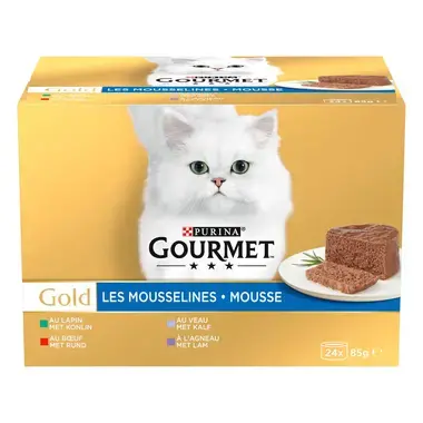 GOURMET® Gold Les Mousselines - Boîtes pour chat