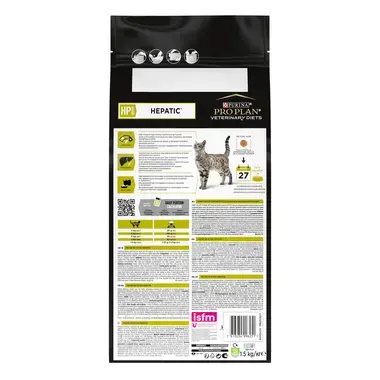 Purina Pro Plan Veterinary Diets Feline HP St/ Ox Hepatic - Croquettes pour Chat atteint d'une Maladie Hépatique
