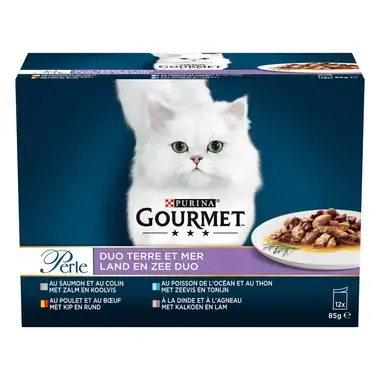 GOURMET® Perle Duos Terre & Mer - Sachets pour chat