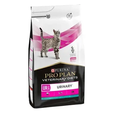 Purina Pro Plan Veterinary Diets Feline UR St/Ox Urinary, Poisson de l'Océan - Croquettes pour Chat souffrant de Calculs Ur