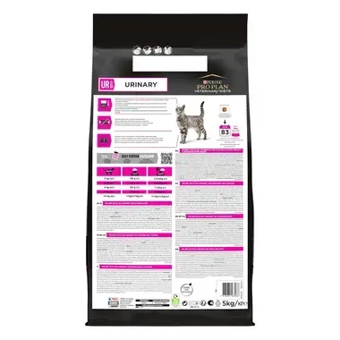 Purina Pro Plan Veterinary Diets Feline UR St/Ox Urinary, Poisson de l'Océan - Croquettes pour Chat souffrant de Calculs Ur