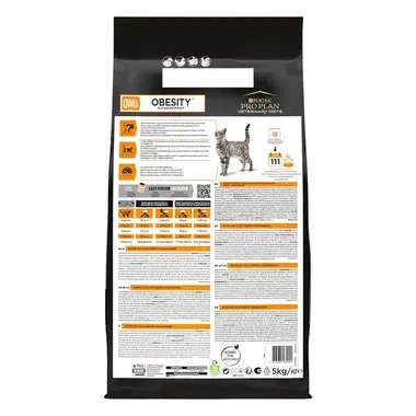 Purina Pro Plan Veterinary Diets Feline Om St/Ox Obesity Management - Croquettes pour Chat Obèse