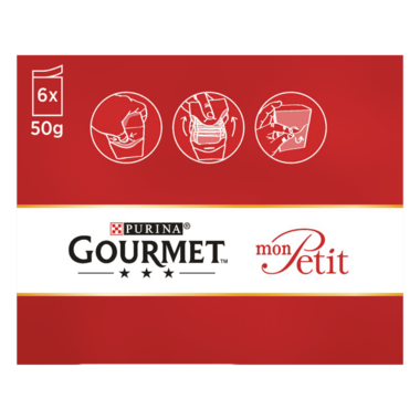GOURMET® Mon Petit Aux Viandes - Sachets pour chat