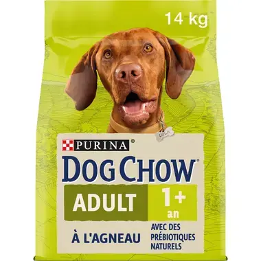 DOG CHOW® Adult (1 an et +) - Croquettes pour chien à l'Agneau