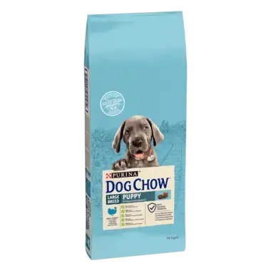 DOG CHOW® Large Breed Puppy (jusqu'à 2 ans)- Croquettes pour chiot à la Dinde