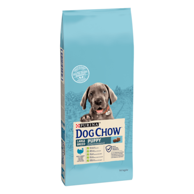 DOG CHOW® Large Breed Puppy (jusqu'à 2 ans)- Croquettes pour chiot à la Dinde