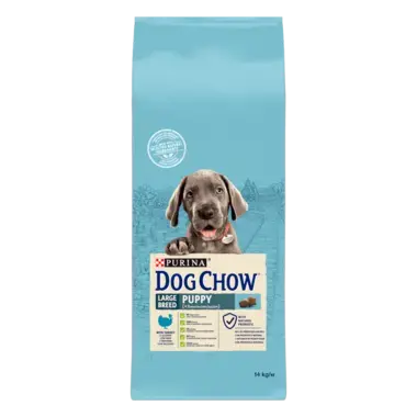 DOG CHOW® Large Breed Puppy (jusqu'à 2 ans)- Croquettes pour chiot à la Dinde