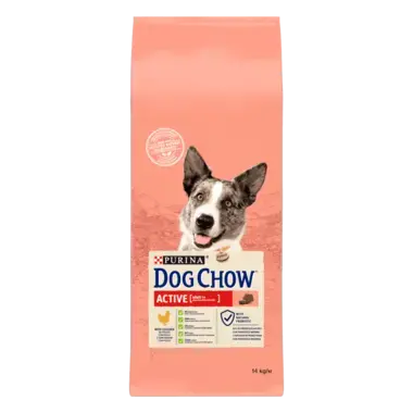 DOG CHOW® Active Adult (1 an et + ) - Croquettes pour chien au Poulet