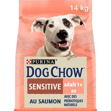 PURINA® DOG CHOW® – Croquettes pour chiens adultes riches en Saumon