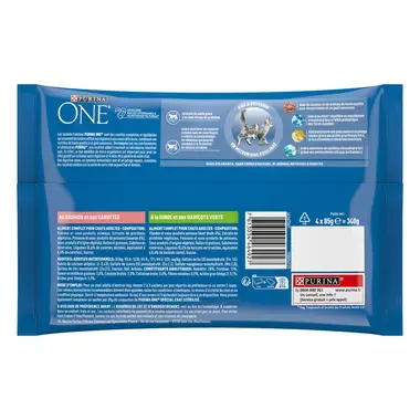 Purina ONE® - Sachets pour Chat Stérilisé au Saumon et à la Dinde