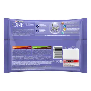 Purina ONE® - Sachets d'effilés en sauce pour Chat à l'appétit difficile