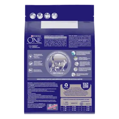 Purina ONE® - Croquettes pour Chat Adulte au Poulet et aux Céréales 3kg