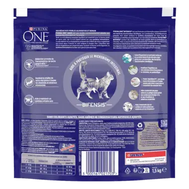 Purina ONE® - Croquettes pour Chat Adulte au Poulet et aux Céréales 1,5kg