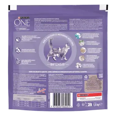 Purina ONE® - Croquettes pour Chat Sensible au Saumon et au Riz