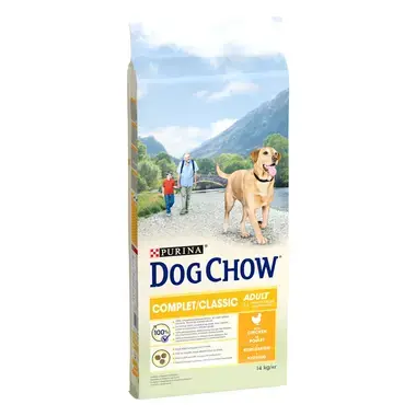 DOG CHOW® Complet/Classic Adult (1 an et +) - Croquettes pour chien au Poulet