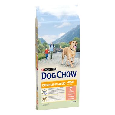 DOG CHOW® Complet/Classic Adult (1 an et +) - Croquettes pour chien au Saumon 
