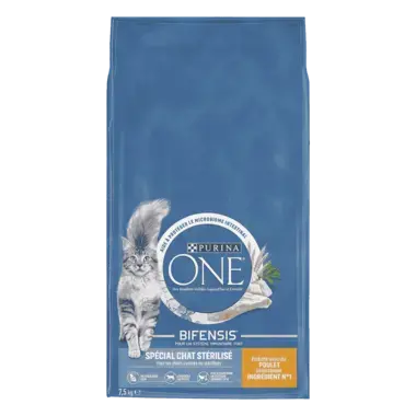 Purina ONE® - Croquettes pour Chat Stérilisé au Poulet 7,5kg