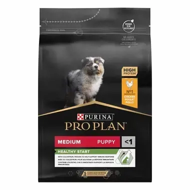 PURINA® PRO PLAN® MEDIUM PUPPY HEALTHY START - RICHE EN POULET - Croquettes chiot de taille moyenne