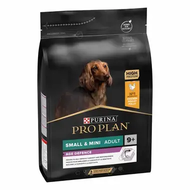 PURINA® PRO PLAN® SMALL & MINI ADULT 9+ AGE DEFENSE - RICHE EN POULET - Croquettes pour petit chien senior