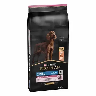 PURINA® PRO PLAN® LARGE ATHLETIC ADULT SENSITIVE SKIN - RICHE EN SAUMON - Croquettes pour grand chien athlétique à la peau se