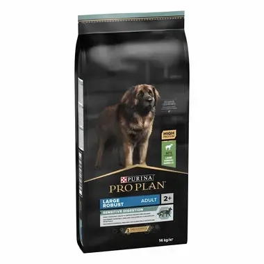 PURINA® PRO PLAN® LARGE ROBUST ADULT SENSITIVE DIGESTION - RICHE EN AGNEAU - Croquettes pour grand chien robuste à la digesti