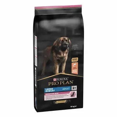 PURINA® PRO PLAN® LARGE ROBUST ADULT SENSITIVE SKIN - RICHE EN SAUMON - Croquettes pour grand chien robuste à la peau sensibl